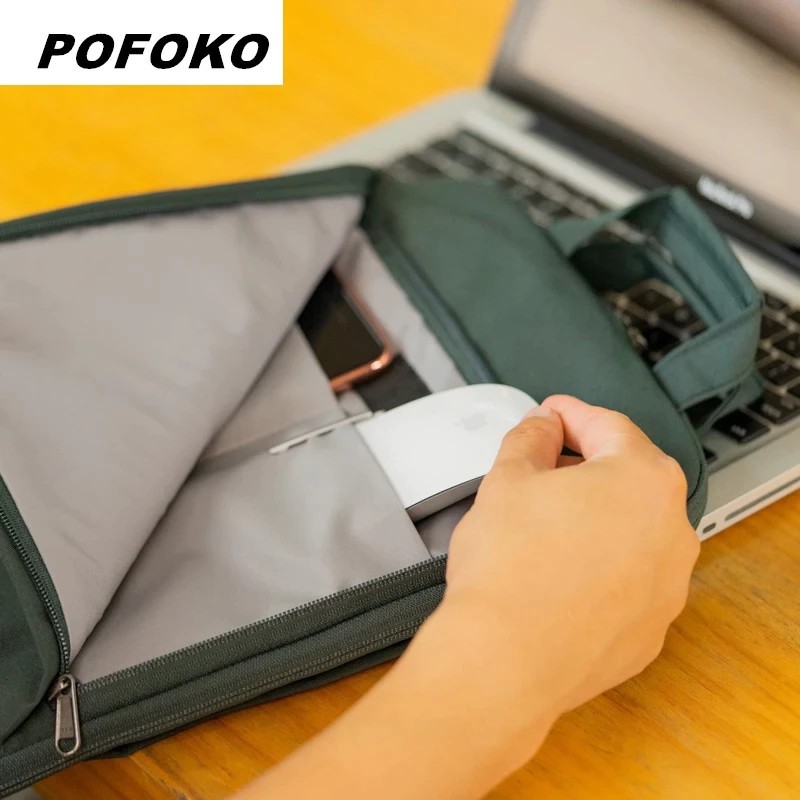 Túi xách dọc Macbook - Laptop 13.3" hiệu Pofoko - T98