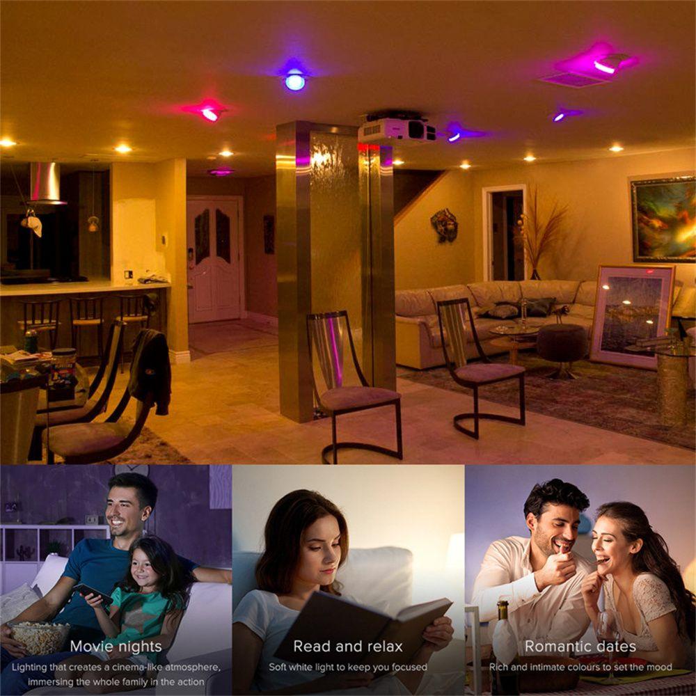 Bóng Đèn Led Thông Minh RGBCW E27 E26 B22