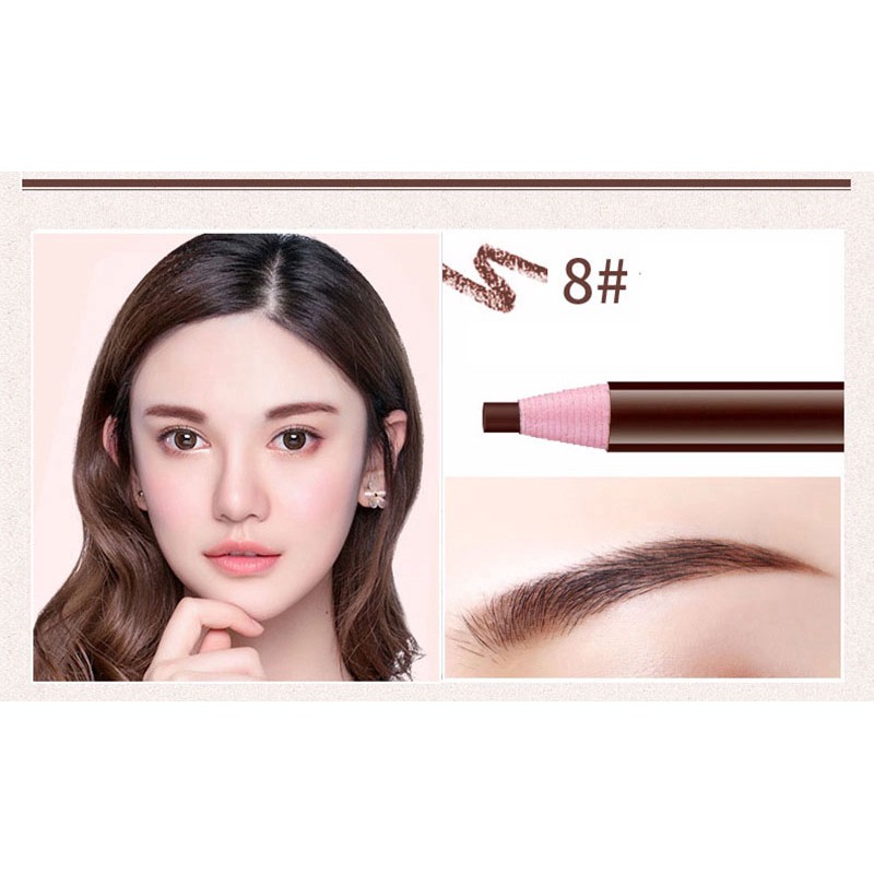 [Hàng mới về] Bút Chì Kẻ Lông Mày Chống Thấm Nước Mềm Mịn Chất Lượng Cao 1818 | BigBuy360 - bigbuy360.vn