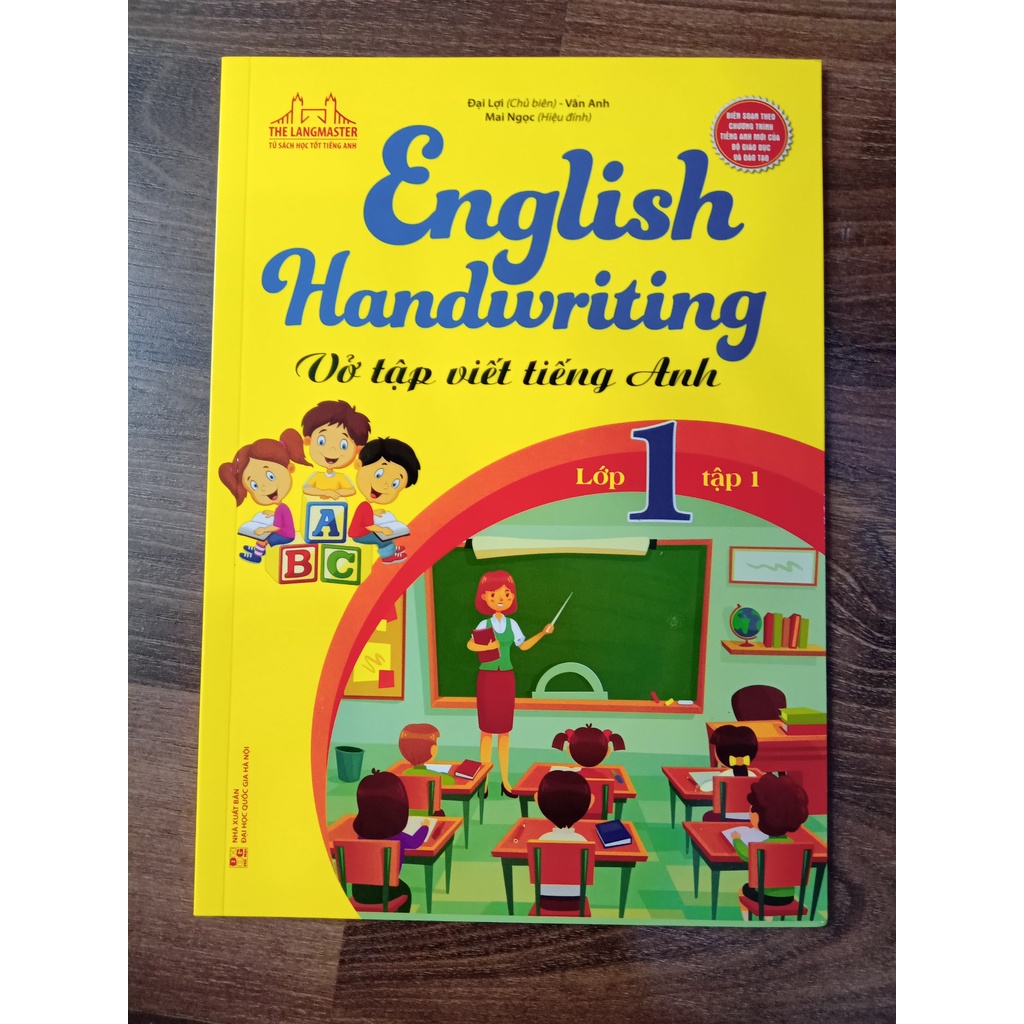 Sách - English Handwriting - Vở tập viết tiếng anh lớp 1 tập 1