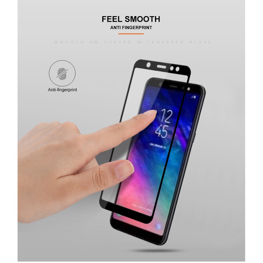 Miếng dán cường lực FULL màn hình samsung galaxy A6 2018