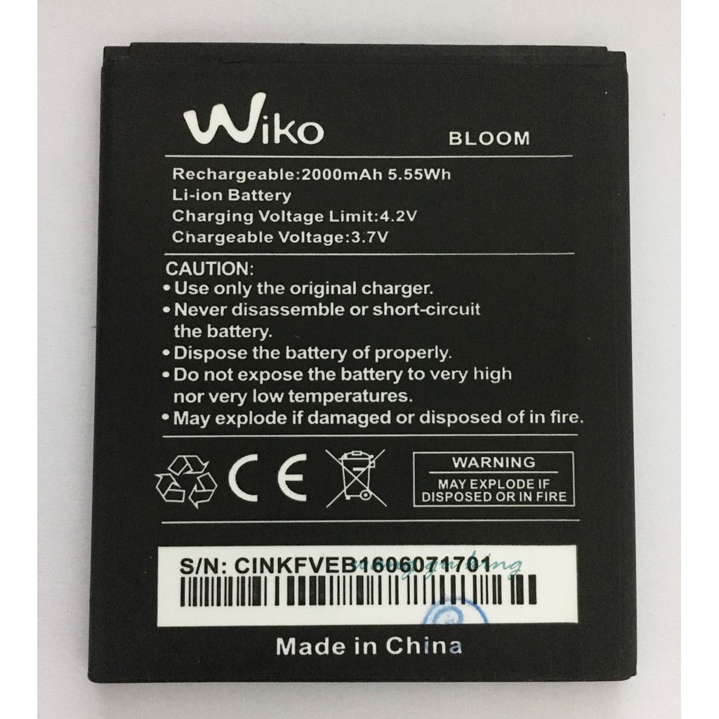 Pin wiko StarIrway