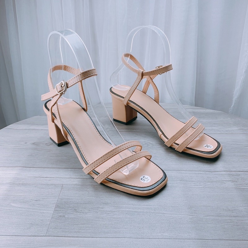 Sandal cao gót nữ dáng hàn quốc cao 6p siêu hot - s74