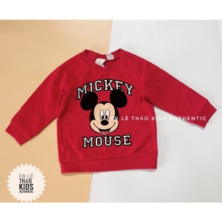 [H.M AUTHENTIC]  áo nỉ mickey trai gái (9/12m 12/18m 18/24m)