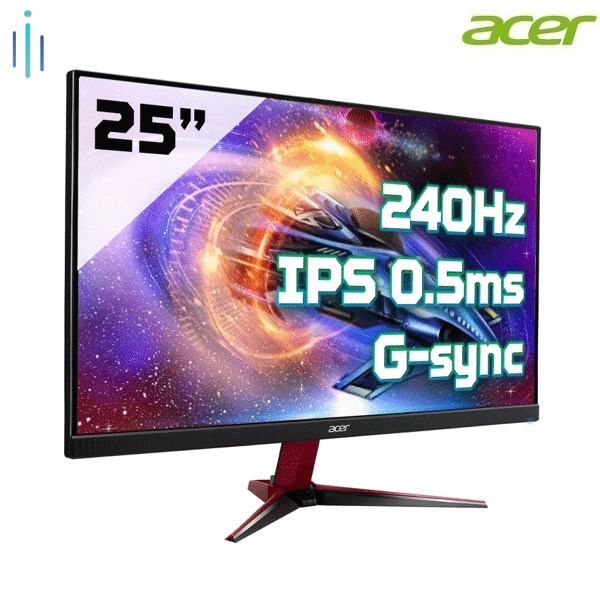 [Mã ELMALL7 giảm 7% đơn 5TR] Màn hình máy tính Acer Nitro VG252Q X 24.5FHD (1920x1080), 240Hz IPS