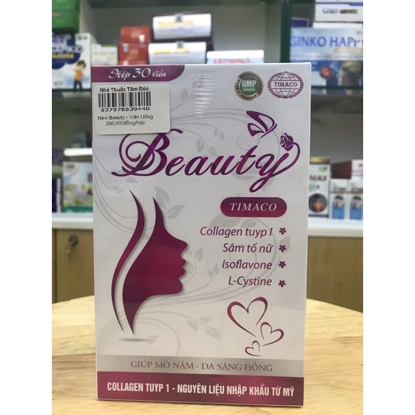 Viên uống dưỡng da cao cấp New Beauty Timaco - mờ nám sáng da - [ Hộp 30 viên Chính Hãng ] | BigBuy360 - bigbuy360.vn