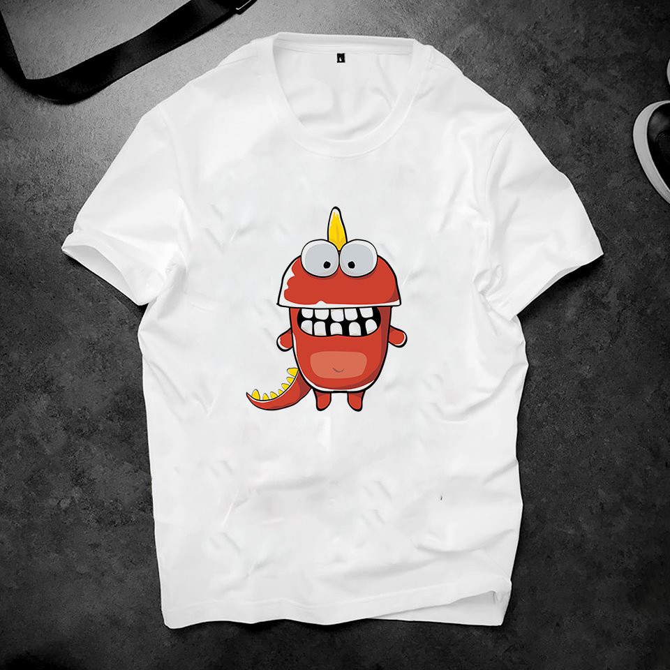Áo thun unisex in khủng long little tino độc lạ chất vải dày mịn 2019ts623