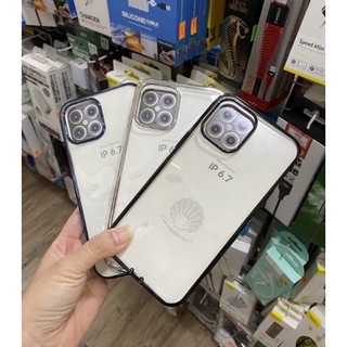 Ốp lưng Ou Case viền màu iPhone 12 Mini/ 12/ 12 Pro/ 12 Pro Max/ 11/ 11 Pro/ 11 Pro Max siêu sang
