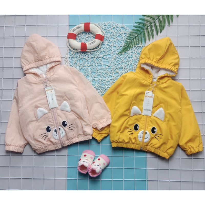 Áo phao lót lông tai thỏ cho bé 10-28kg QATE466, quần áo trẻ em | BigBuy360 - bigbuy360.vn