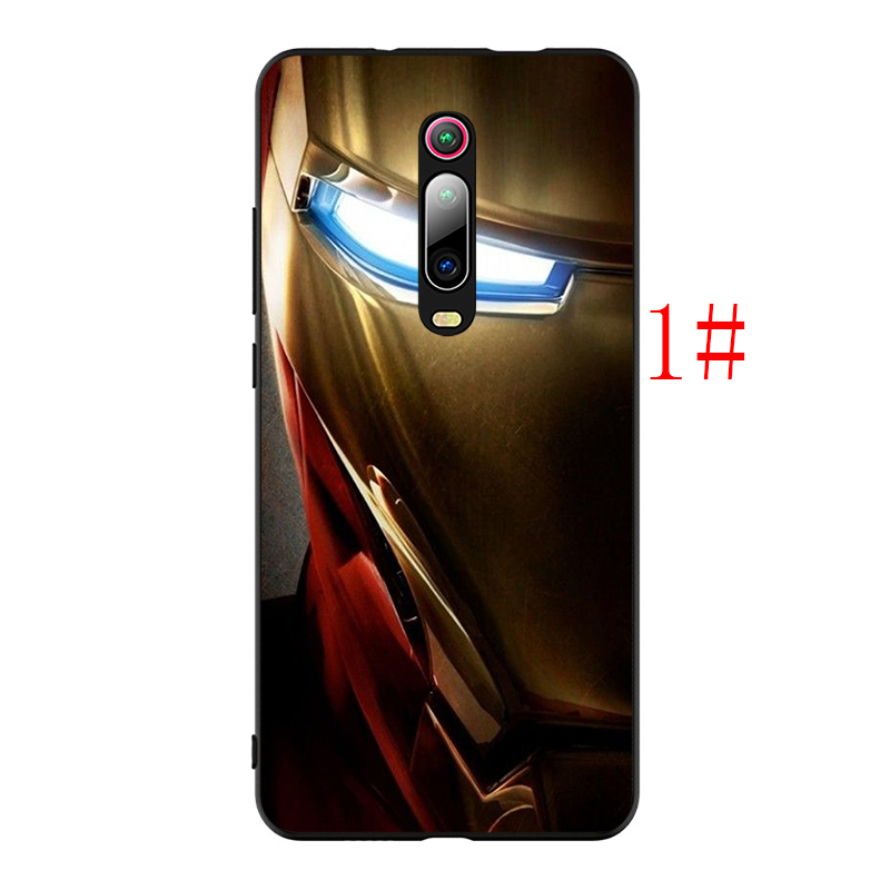 Ốp Lưng Silicone Mềm In Hình Iron Man Cho Xiaomi Mi 6 / 8 / 9 / Se / 10 Lite / Pro / W118