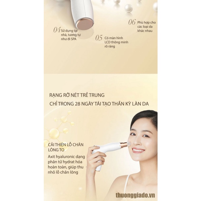 Máy làm đẹp da mặt WellSkins (SHQ-G1), lấy lại làn da đàn hồi, trẻ trung