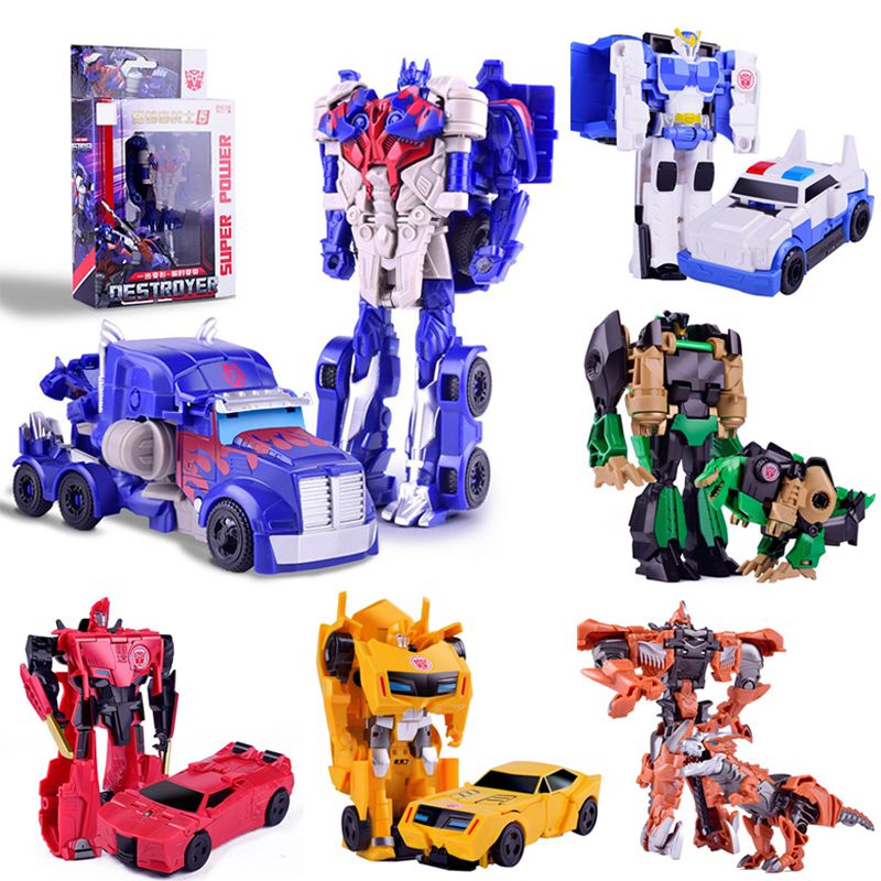Trong kho!!!Đồ chơi Optimus Prime Đồ chơi Robot biến dạng Robot kết hợp Quà trẻ em