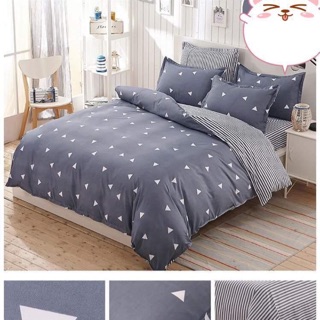 Bộ chăn ga poly trơn dành cho mùa hè thoáng mát họa tiết tinh tế mẫu mã y hình shop chụp moi người nhé