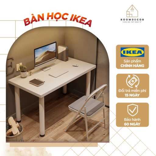[Mã 253LIFESALE giảm 8% đơn 99K] Bàn Làm Việc Decor Phòng Ngủ, Bàn Gaming Ikea Cho Góc Setup