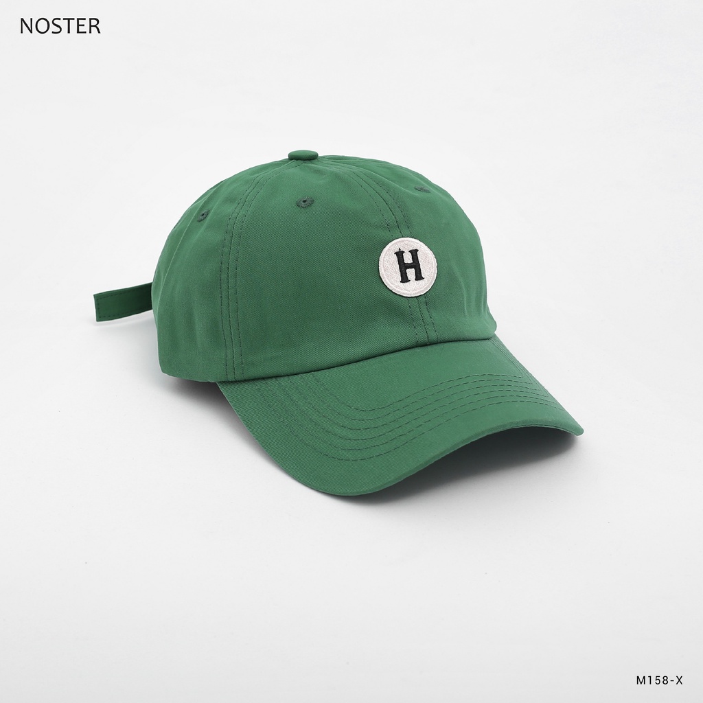 Mũ lưỡi chai, mũ cáp, hoạ tiết chữ H, phom mũ đẹp - NOSTER M158