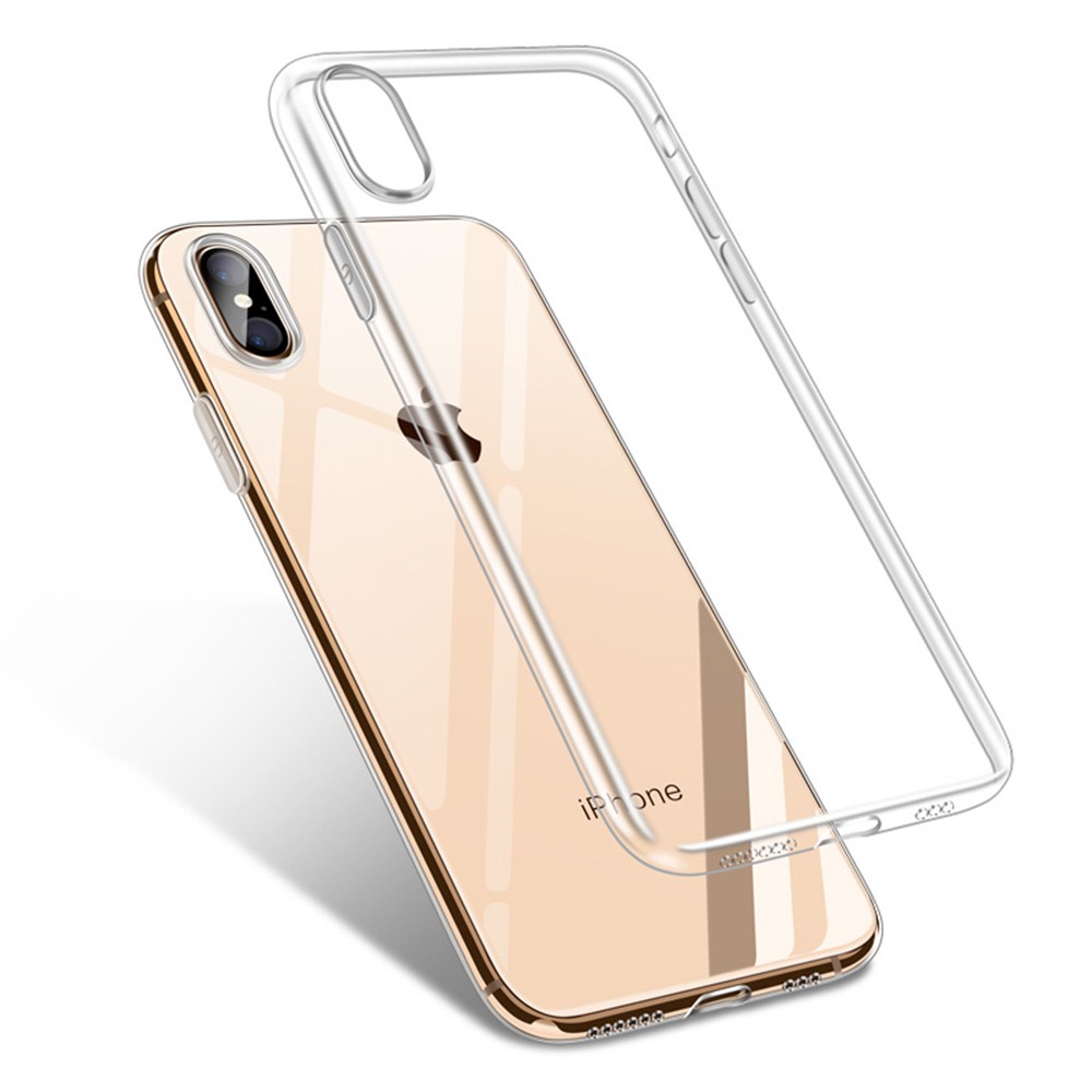 Ốp điện thoại nhựa mềm trong suốt cho iPhone 10 9 8 7 6s 6 6P 7P 8P 5 5G 5C X XR XS MAX
