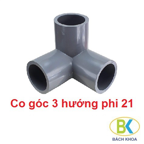 Co góc 3 hướng phi 21mm (ST)