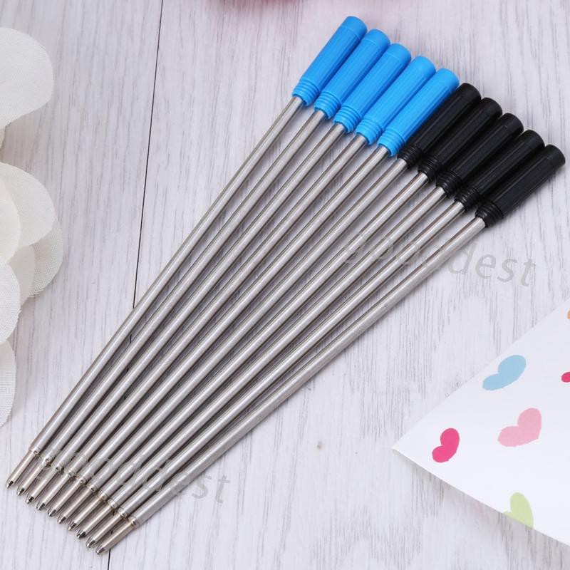 Set 10 ruột bút bi nhiều màu sắc tùy chọn chiều dài 11.6cm tiện lợi