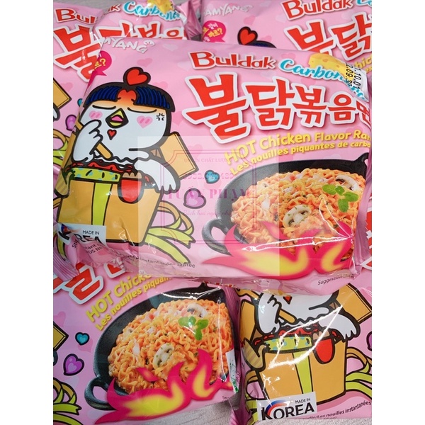 MÌ GÀ CAY SAMYANG VỊ PHÔ MAI GÀ CAY HÀN QUỐC (Màu hồng)