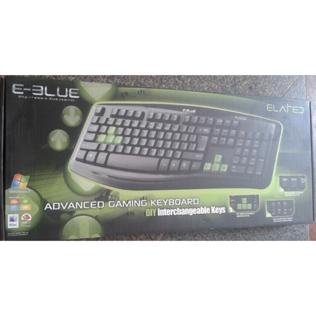 [SALE 10%] Bàn phím máy tính có dây, keyboard game E-Blue 046BK, EMK046 Pro