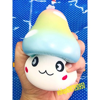 SQUISHY NẤM ĐỘI MŨ XANH (thaolinh950)