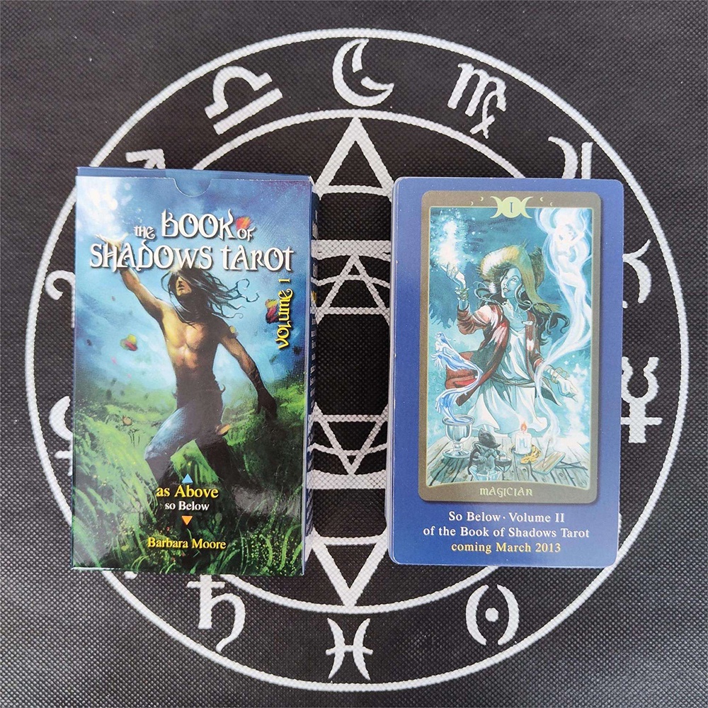 [Size Gốc] Bộ Bài Book of Shadows Tarot 78 Lá 7x12 Cm Có Hướng Dẫn Tiếng Việt S91