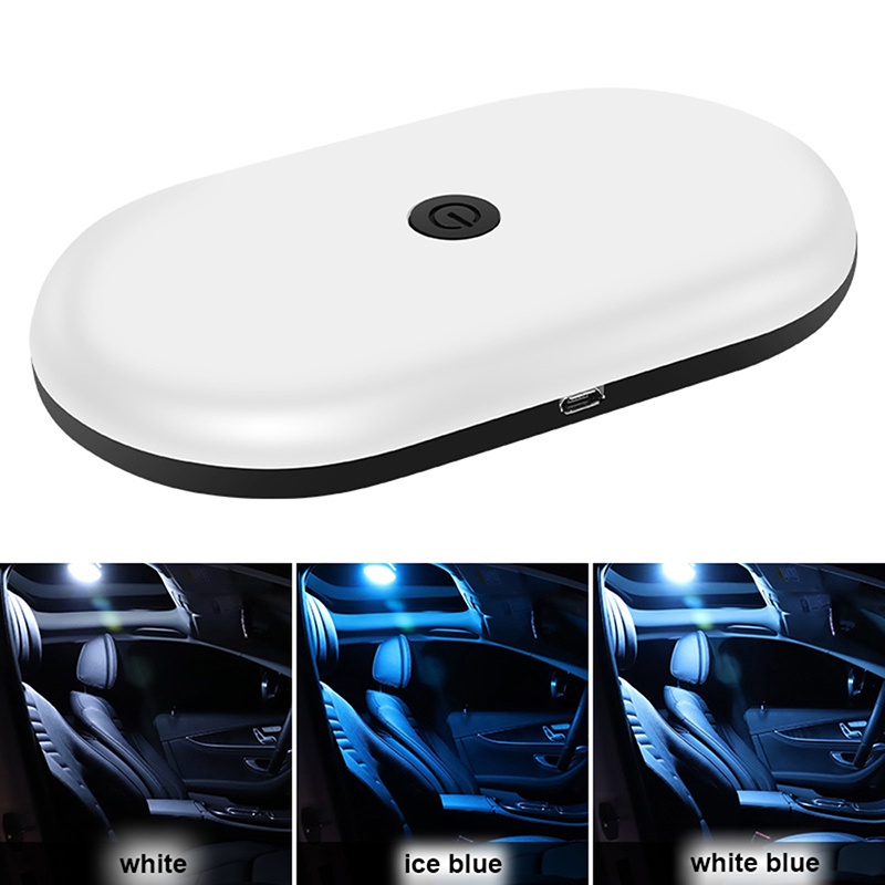 Đèn LED trần xe hơi SEAMETAL 3 chế độ điều chỉnh được có nam châm gắn dây cáp USB sạc lại được tiện lợi