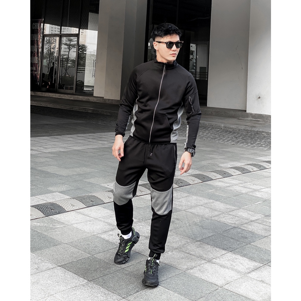 Bộ thể thao Pitti , chất liệu thun thể thao co dãn đàn hồi tốt, formslimfit khoẻ khoắn tôn dáng