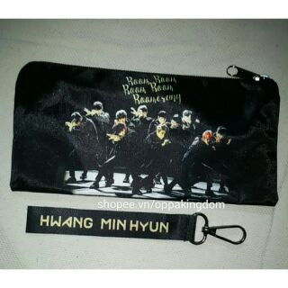 Set ví + strap Wanna One Gold Hwang Minhyun