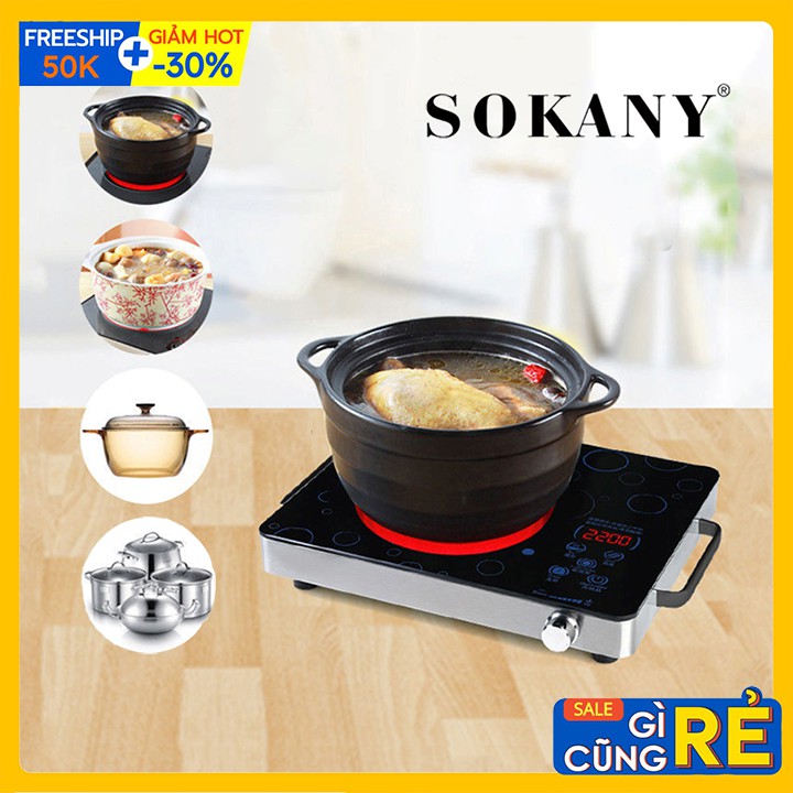Bếp Hồng Ngoại [Đại lý Chính Hãng] Sokany Sử Dụng Được Tất Cả Loại Nồ