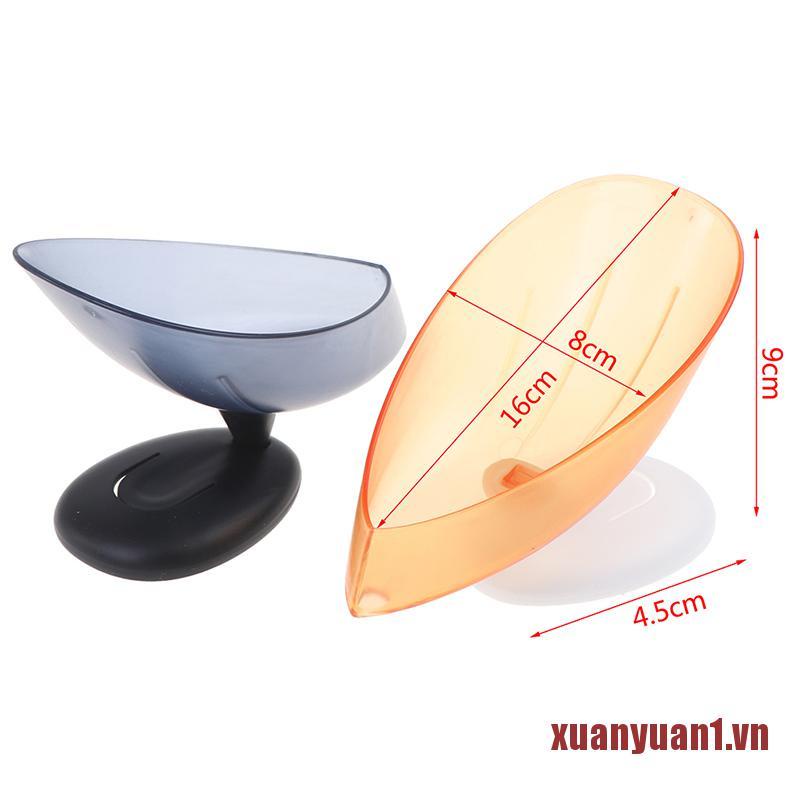 Giá Đỡ Xà Phòng Hình Chiếc Lá Có Giác Hút Tiện Dụng