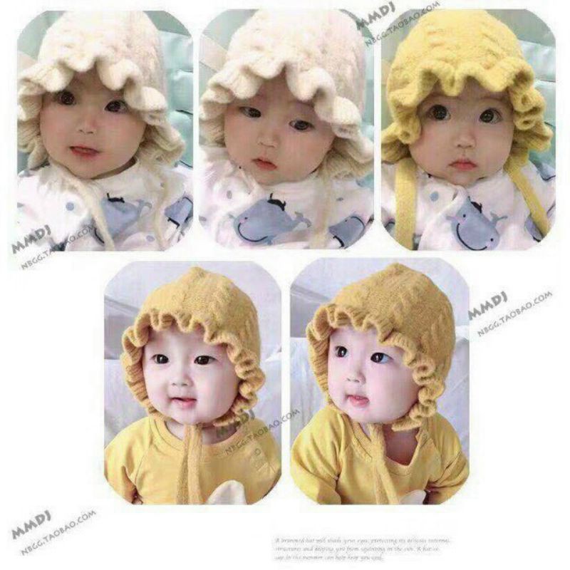 MŨ BÁNH BÈO TIỂU THƯ CHO BÉ GÁI