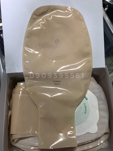 Túi hậu môn nhân tạo BBraun 1 mảnh, loại xả