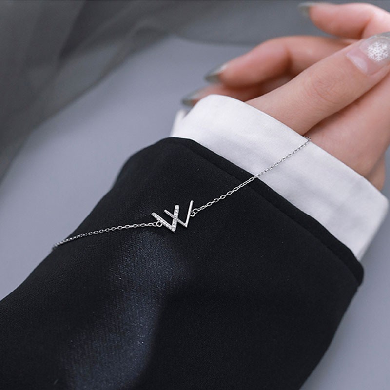 Vòng Đeo Tay Đính Đá Zircon Thời Trang Hàn Quốc Dành Cho Nữ