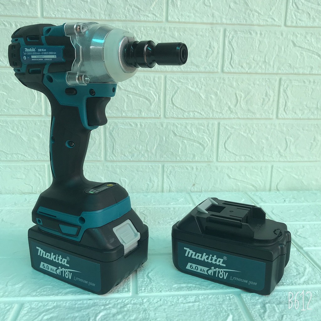 Máy vặn ốc Makita 118v 6Ah Lực siết 500N.m Kèm Bộ Phụ Kiện Và 5 Khẩu