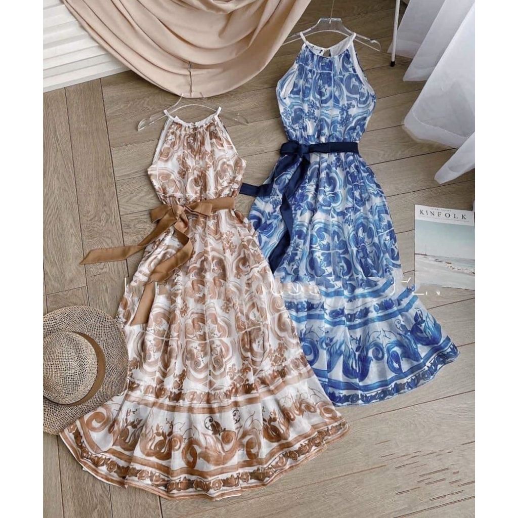 Đầm bầu hai dây thời trang thiết kế MSP480 Mom and Baby