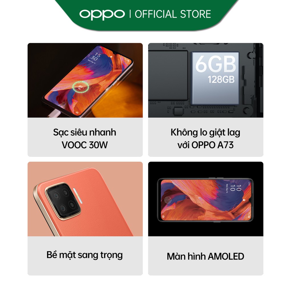 Điện Thoại OPPO A73 2020 (6GB/128GB) - Hàng Chính Hãng