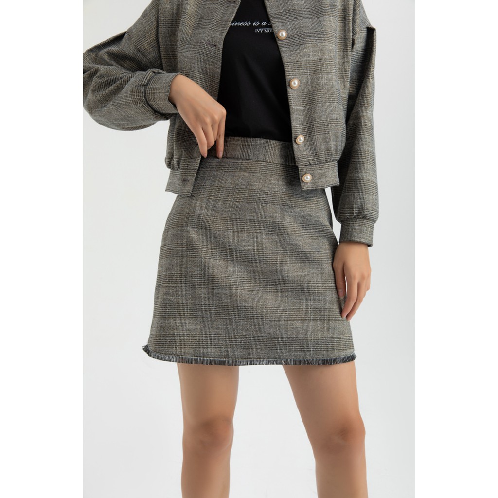 Chân váy tweed 2 lớp dáng chữ A IVY moda MS 31B8392 | BigBuy360 - bigbuy360.vn