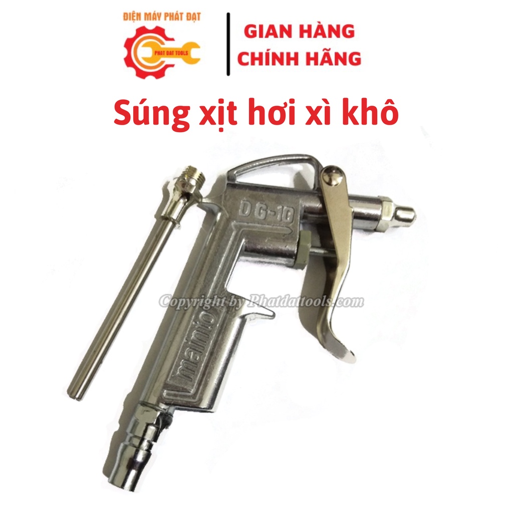 Súng xì khô xịt hơi Đài Loan XIAOYE xe máy ô tô cho máy khí nén