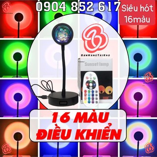 Đèn hoàng hôn đèn quay tiktok 16 màu RGB quay tiktok kèm điều khiển