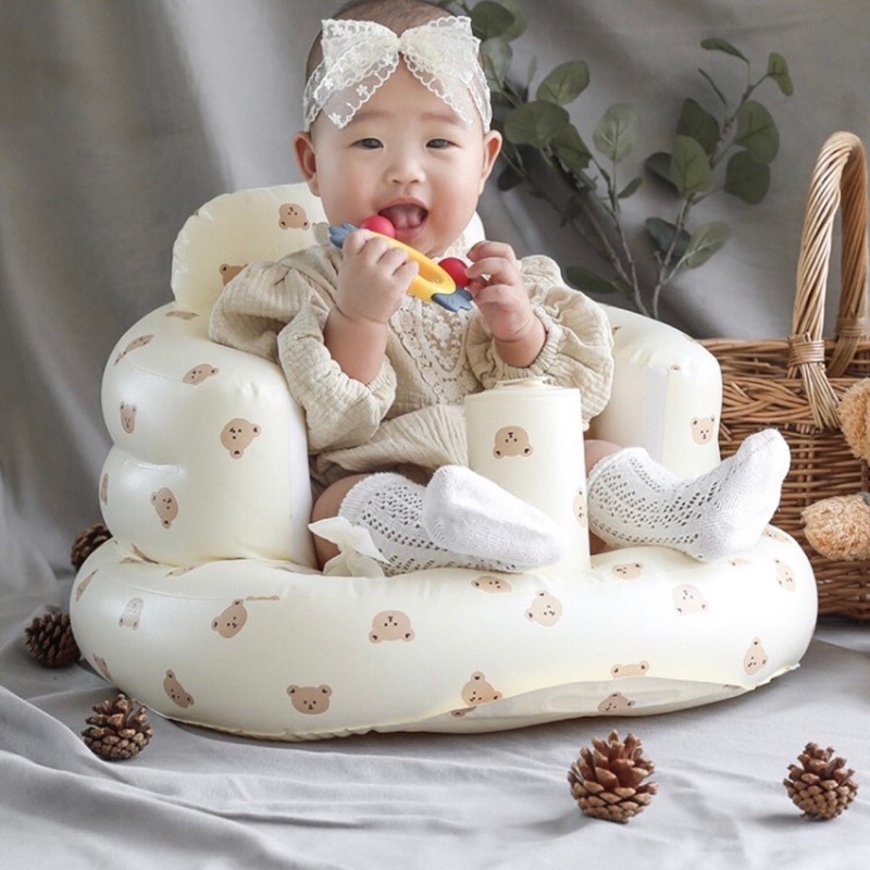 Ghế Hơi Tập Ngồi In Hoạ Tiết Cho Bé Loại Cao Cấp