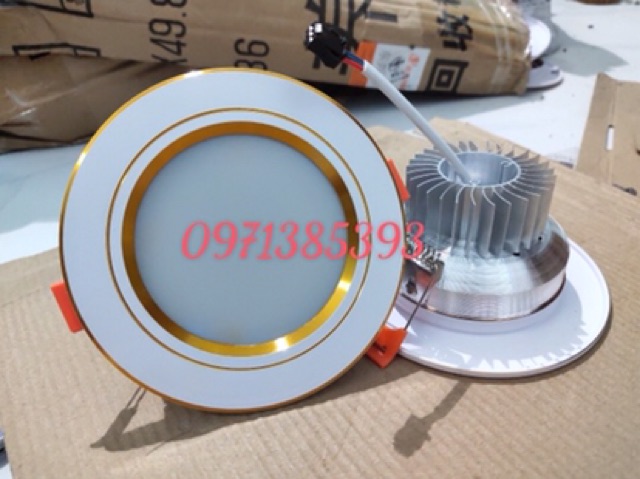 ĐÈN LED ÂM TRẦN 7W PHI 90 ĐỔI 3 MẦU - hàng bh 2 năm
