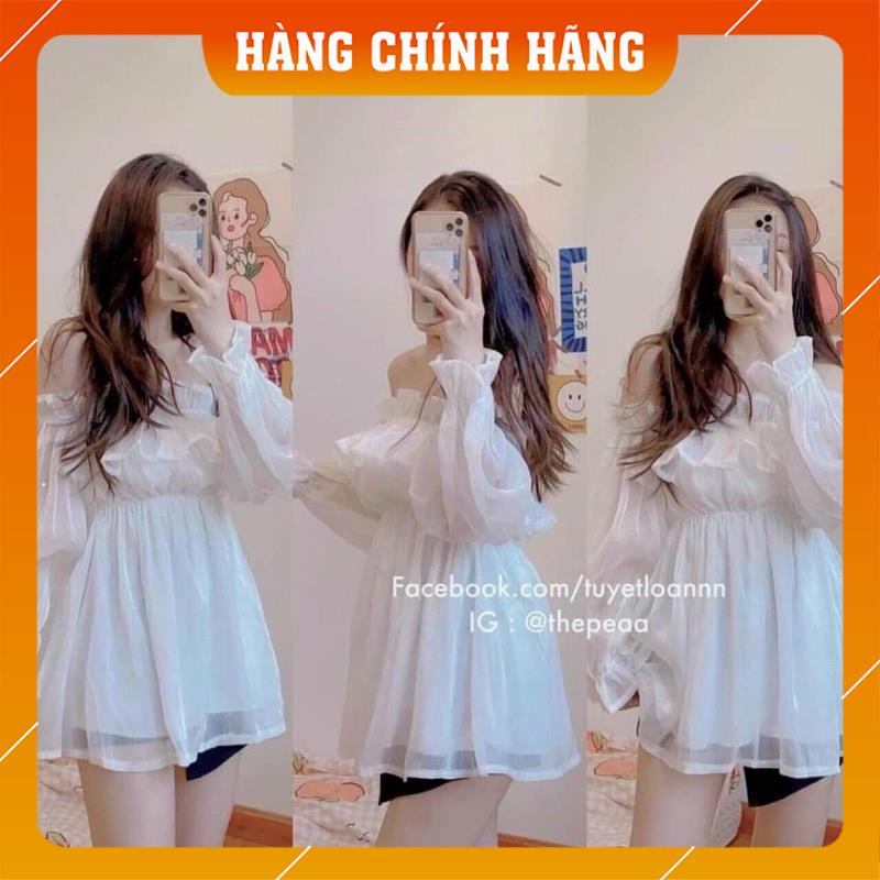 ÁO THIẾT KẾ ORGANZA TẦNG, VÁY VOAN TƠ CÔNG CHÚA 3 TẦNG