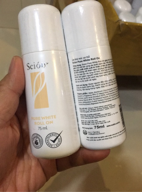 Lăn khử mùi NuSkin Scion Pure White Roll On – Mỹ _75ML | BigBuy360 - bigbuy360.vn