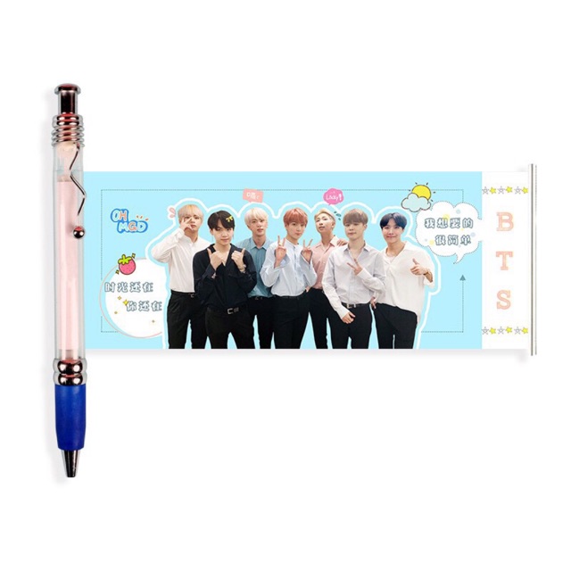 (Có sẵn) Bút bi BTS, bút bi Kpop