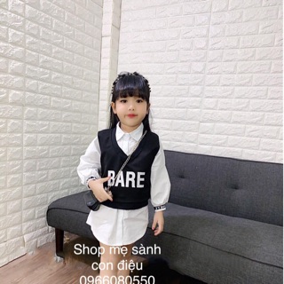 Combo áo sơmi bé gái
