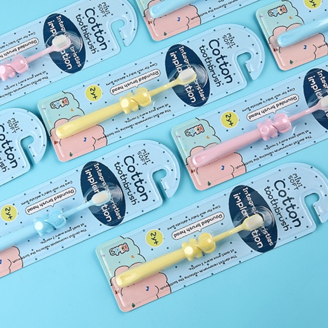 Bàn chải đánh răng cho bé lông tơ siêu mềm từ 18 tháng đến 6 tuổi LABAMO BCH01