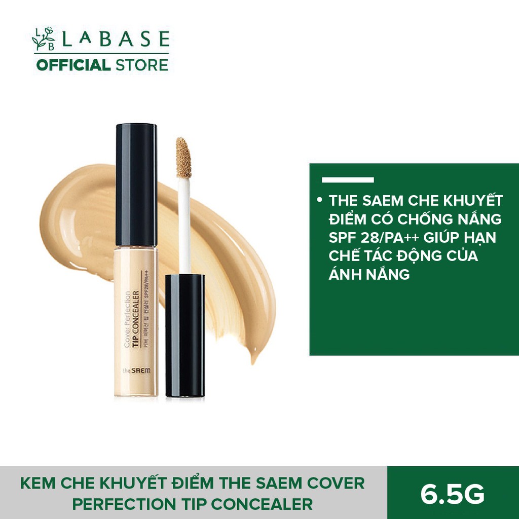 Kem che khuyết điểm The Saem Cover Perfection Tip Concealer (6.5g)