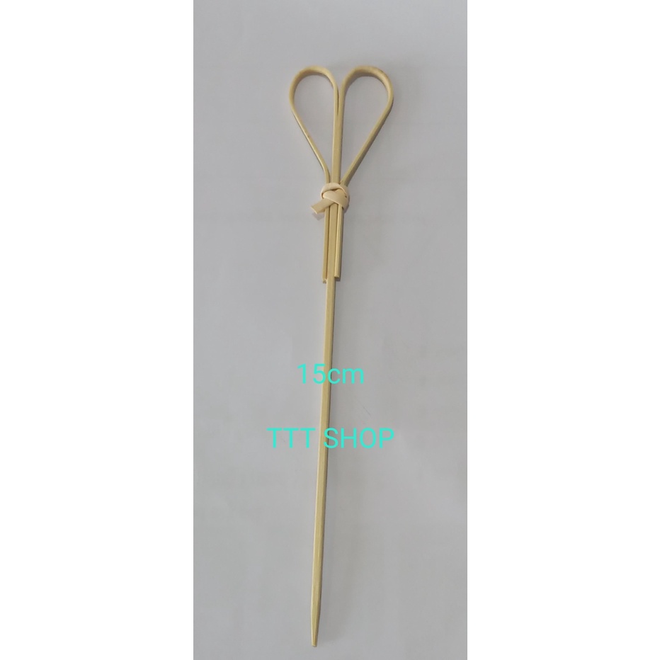 SET 100 QUE XIÊN TRE HÌNH TIM - DÀI 15CM