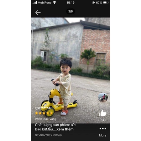 Xe scooter cho bé scoot and ride